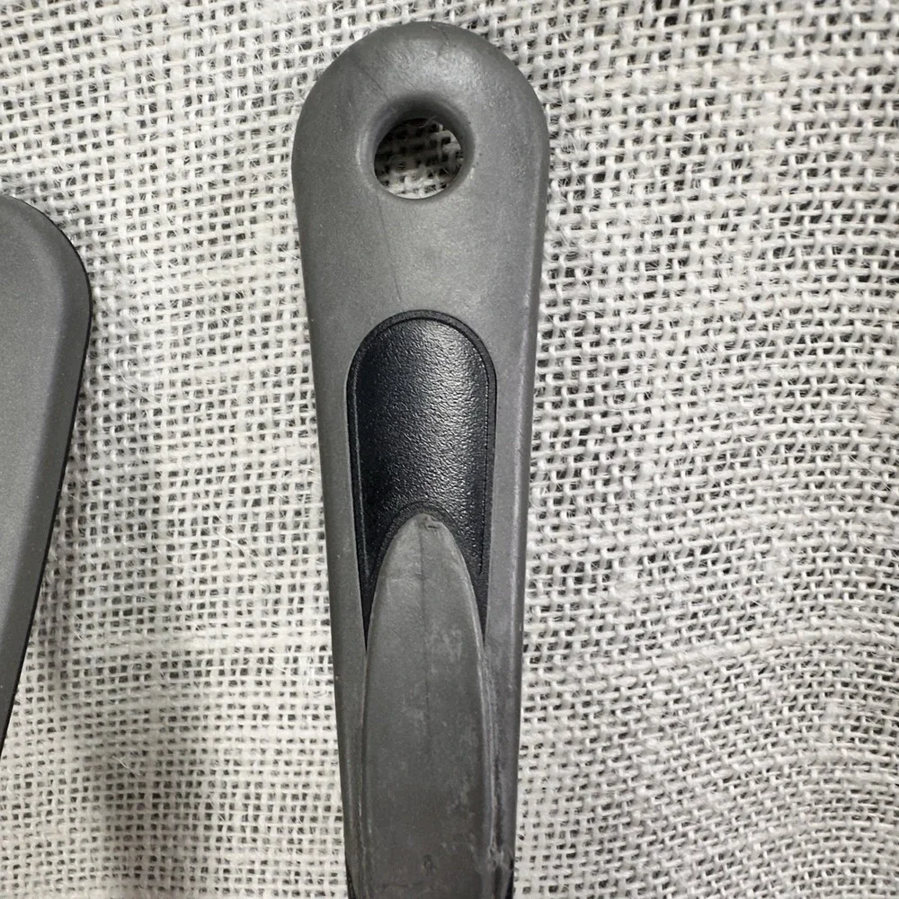 Tailor Made Products Nylon Spoon Slotted Spatula Black Heat Resistant 420F Set 2
